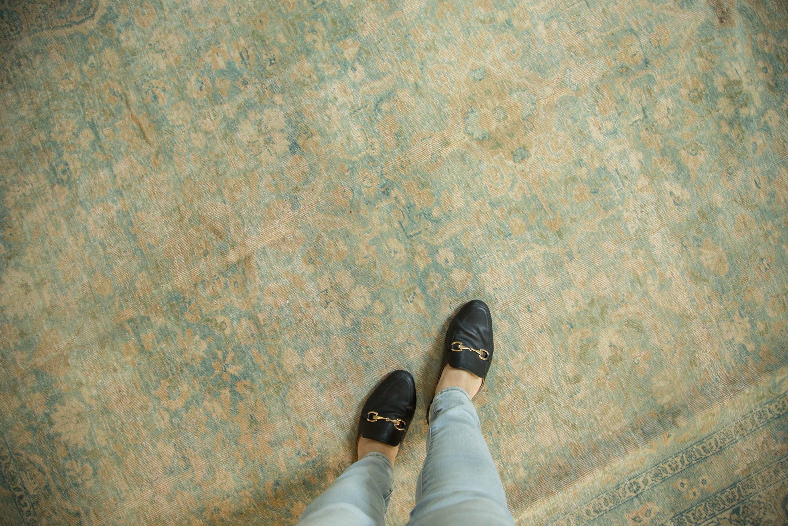 Vintage Distressed Meshed Carpet