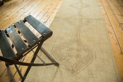 Vintage Distressed Oushak Rug Runner