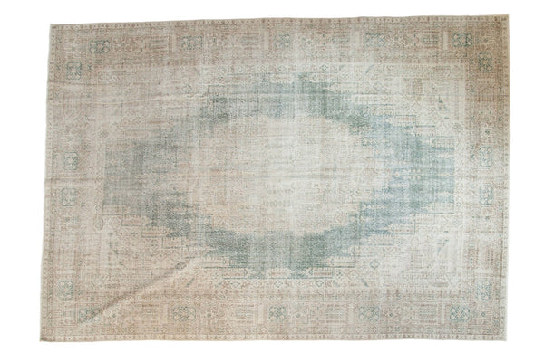 8'5" x 12'1" Vintage Distressed Oushak Carpet / Item ee002956 image 1