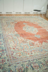 10x13.5 Vintage Distressed Arak Carpet // ONH Item ee002962 Image 7