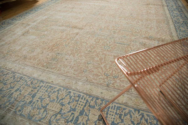 9.5x13.5 Vintage Distressed Meshed Carpet // ONH Item ee002965 Image 4