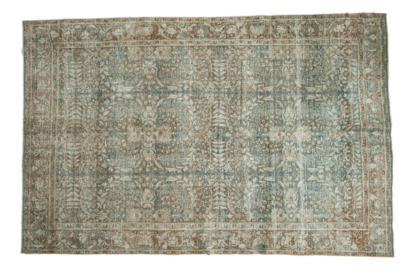 Vintage Distressed Tabriz Carpet