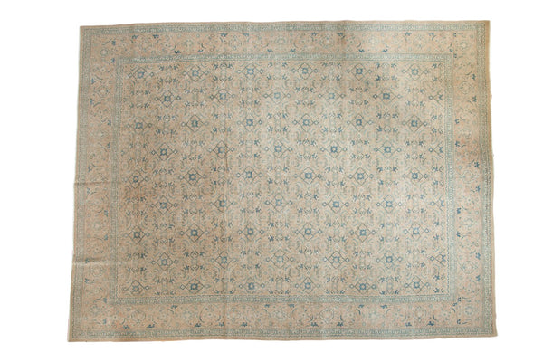 Vintage Distressed Tabriz Carpet