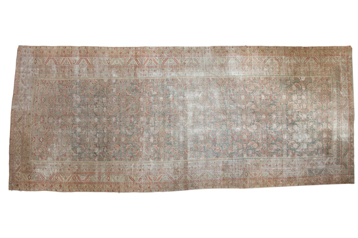 7x17.5 Distressed Antique Malayer Rug Runner // ONH Item ee002979