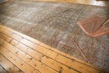 Distressed Antique Malayer runner featuring allover Herati pattern and subtle faded colors.