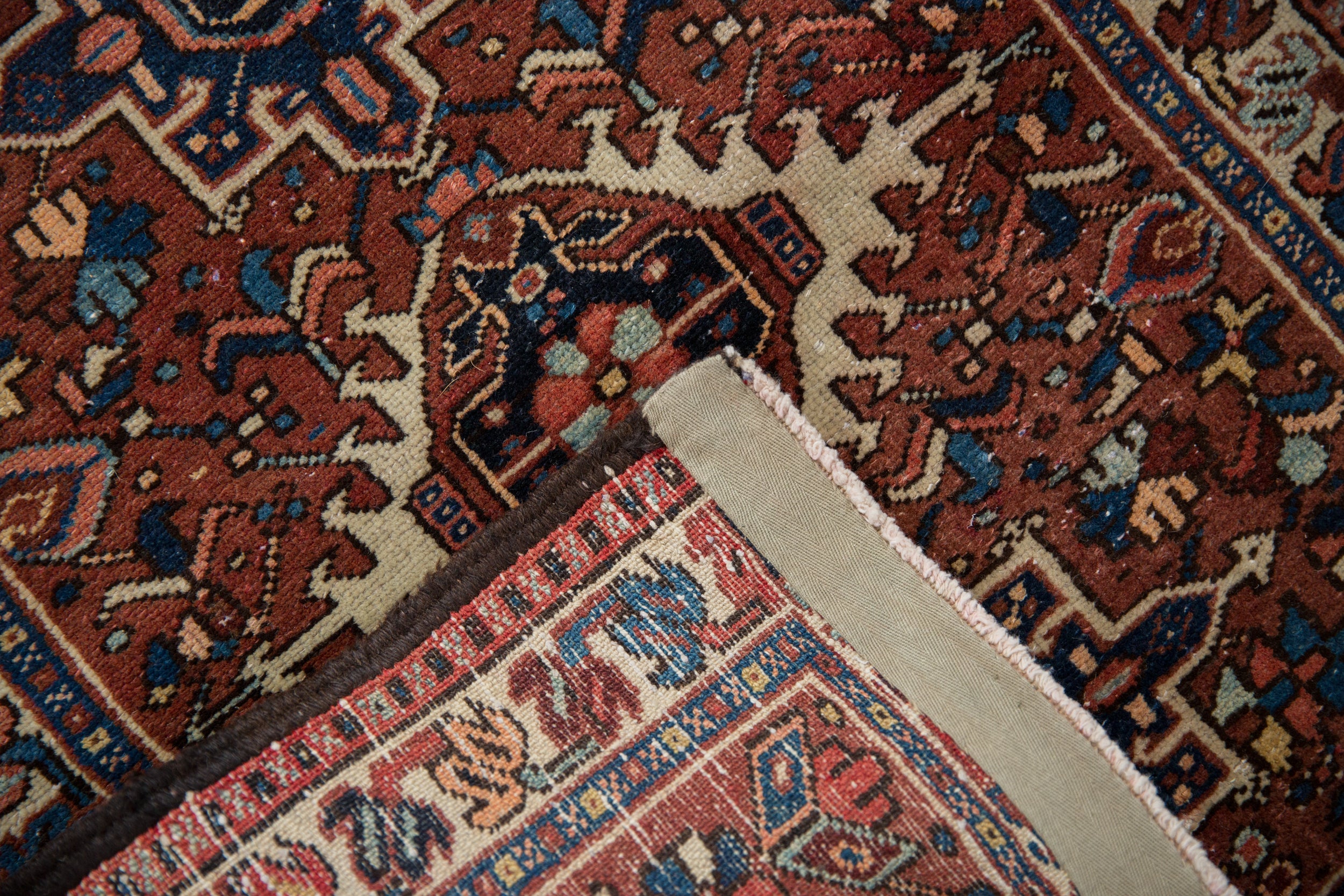 Vintage Karaja Persian Rug 2'3