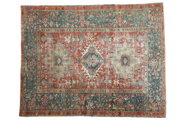 4.5x6 Vintage Distressed Karaja Rug // ONH Item ee002986