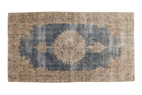 Vintage Distressed Oushak Rug