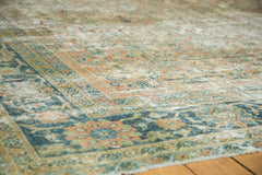  Vintage Distressed Mahal Square Carpet / Item ee002989 image 7