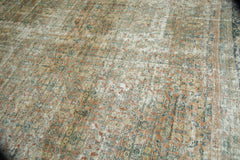  Vintage Distressed Mahal Square Carpet / Item ee002989 image 9