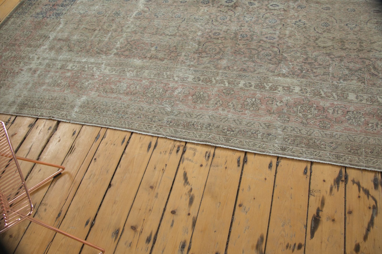 12x12 Vintage Distressed Sivas Square Carpet // ONH Item ee002993 Image 1