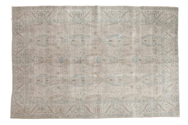 6'3" x 9'3" Vintage Distressed Tabriz Carpet / Item ee002995 image 1