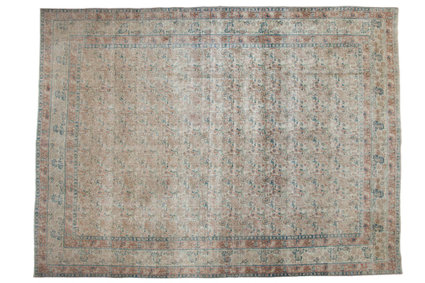 10x13 Vintage Distressed Meshed Carpet // ONH Item ee002996