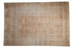 7x10 Vintage Distressed Kashmir Silk Carpet // ONH Item ee003005
