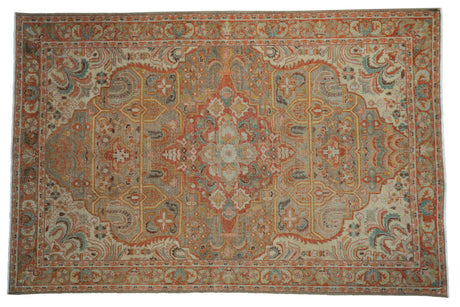 4.5x7 Vintage Distressed Armenian Rug // ONH Item ee003010