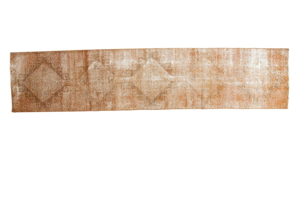 3x13 Vintage Distressed Oushak Rug Runner // ONH Item ee003017