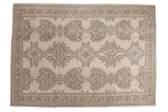 7x10 Vintage Distressed Oushak Carpet // ONH Item ee003020