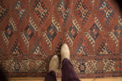 6.5x9 Antique Turkmen Carpet // ONH Item ee003022 Image 1