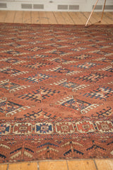 6.5x9 Antique Turkmen Carpet // ONH Item ee003022 Image 10