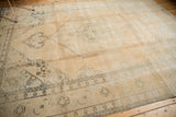Pale melon distressed pile texture with intricate geometric outlines.