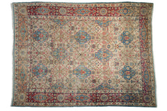 7x9.5 Vintage Distressed Kerman Carpet // ONH Item ee003026