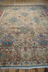 7x9.5 Vintage Distressed Kerman Carpet // ONH Item ee003026 Image 6