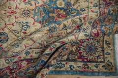 7x9.5 Vintage Distressed Kerman Carpet // ONH Item ee003026 Image 9