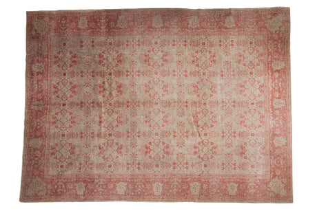 8x11 Vintage Distressed Oushak Carpet // ONH Item ee003027