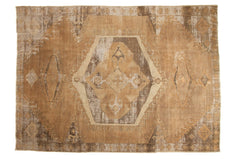 8x11 Vintage Distressed Oushak Carpet // ONH Item ee003032