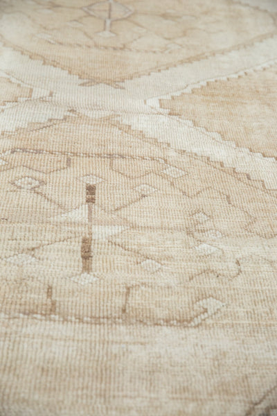 Vintage Distressed Oushak Carpet