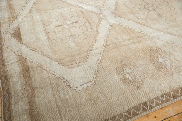 Vintage Distressed Oushak Carpet