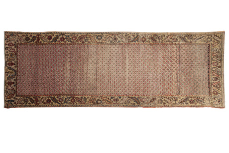 3.5x10.5 Vintage Distressed Oushak Rug Runner // ONH Item ee003038