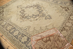  Vintage Distressed Oushak Carpet / Item ee003046 image 4