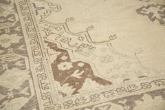  Vintage Distressed Oushak Carpet / Item ee003046 image 9