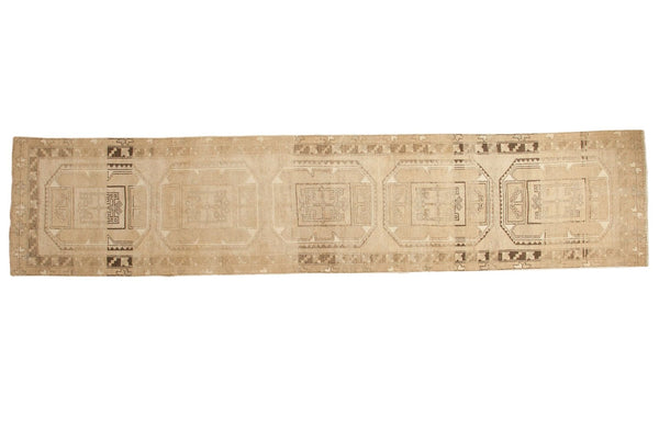 2'11" x 13'6" Vintage Distressed Oushak Rug Runner / Item ee003049 image 1