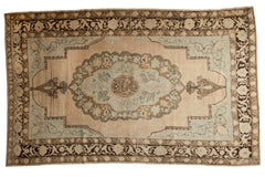 6.5x10.5 Vintage Distressed Oushak Carpet // ONH Item ee003052