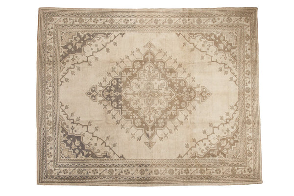 7'8" x 9'8" Vintage Distressed Oushak Carpet / Item ee003053 image 1