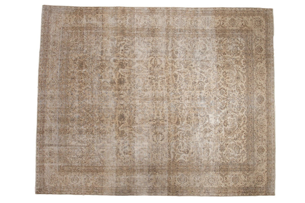 10'1" x 12'9" Vintage Distressed Sivas Carpet / Item ee003057 image 1