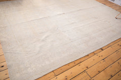  Vintage Distressed Oushak Carpet / Item ee003058 image 9