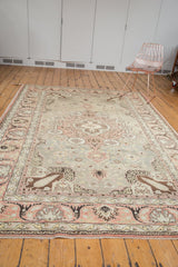  Vintage Distressed Kaisary Carpet / Item ee003064 image 10
