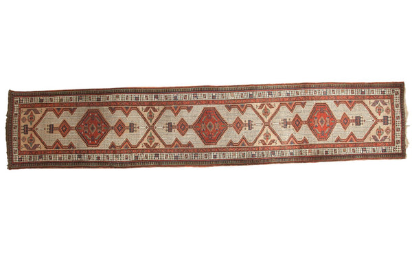 Vintage Distressed Serab Rug Runner