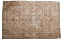 8.5x13 Vintage Distressed Tabriz Carpet // ONH Item ee003067