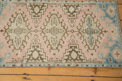 Vintage Distressed Oushak Rug Mat