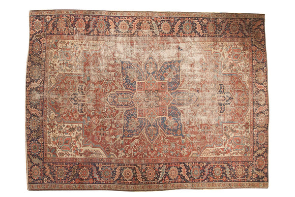 7'11" x 10'10" Vintage Ahar Heriz Carpet / Item ee003082 image 1