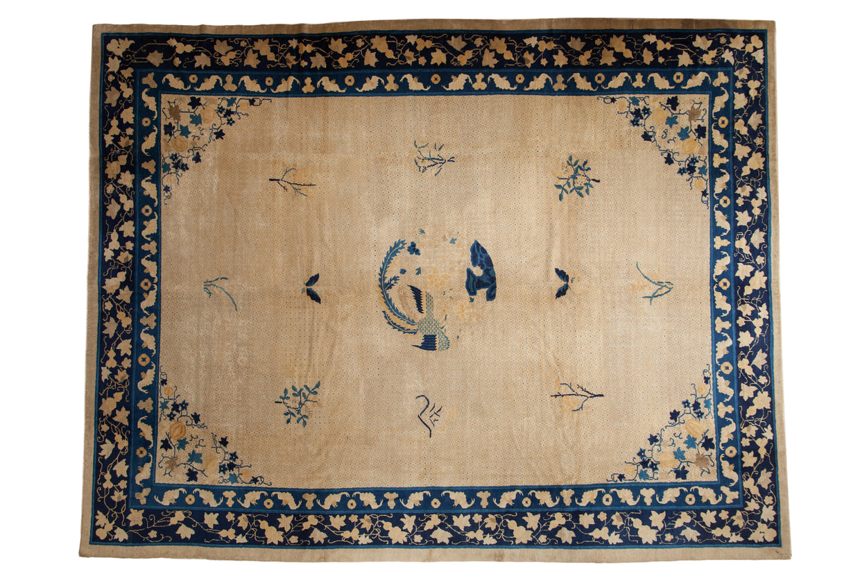 9x11.5 Antique Peking Carpet // ONH Item ee003087