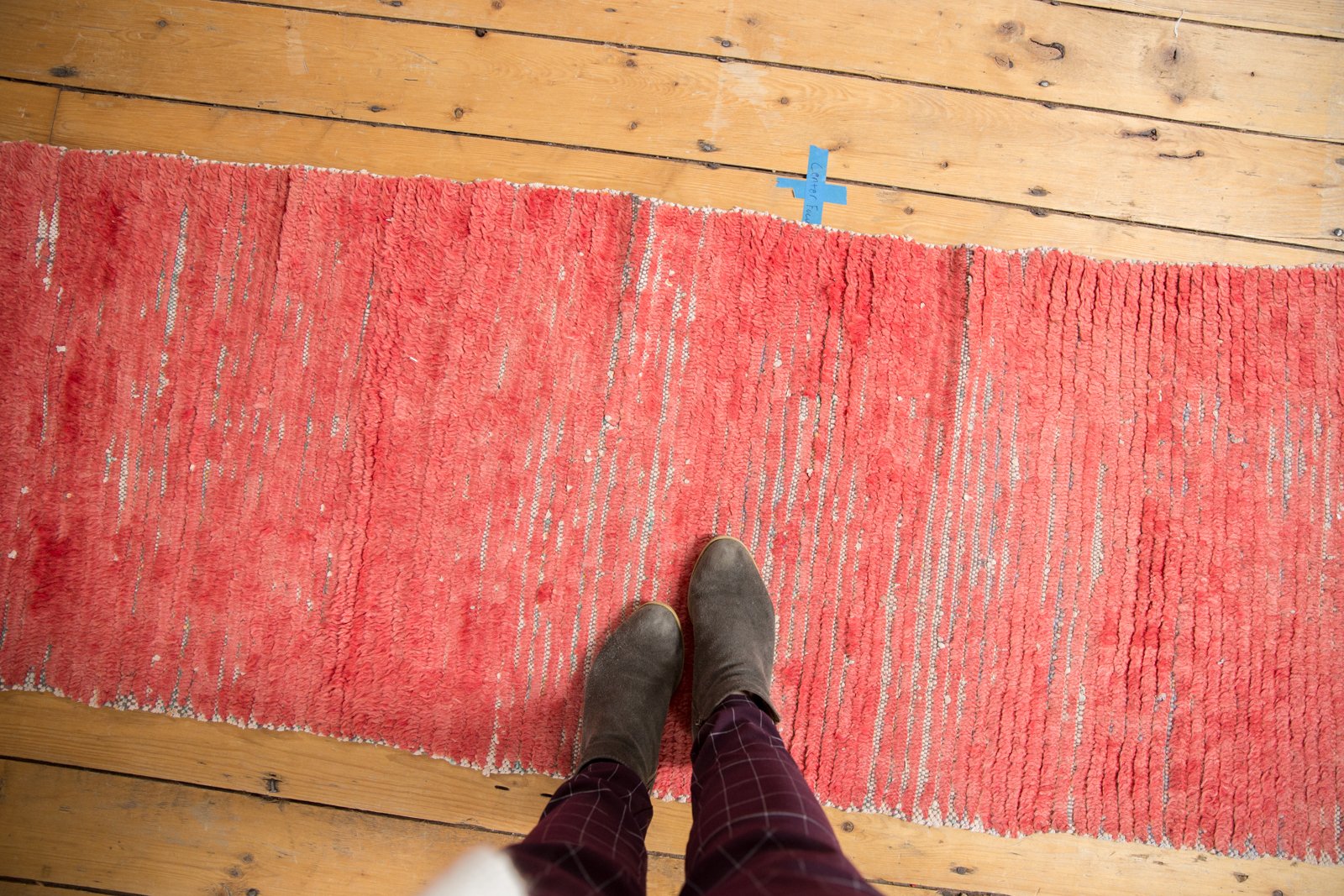  Vintage Moroccan Rug Runner / Item ee003091 image 2