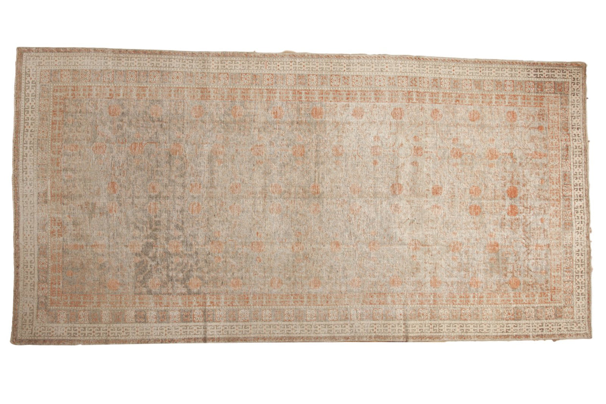 6x12 Antique Distressed Khotan Rug Runner // ONH Item ee003098