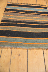 2x2 Vintage Turkish Kilim Square Rug Mat // ONH Item ee003102 Image 2