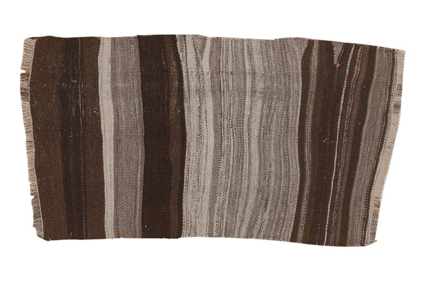 1.5x3.5 Vintage Turkish Kilim Rug Mat Runner // ONH Item ee003109