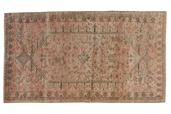 Vintage Distressed Oushak Carpet